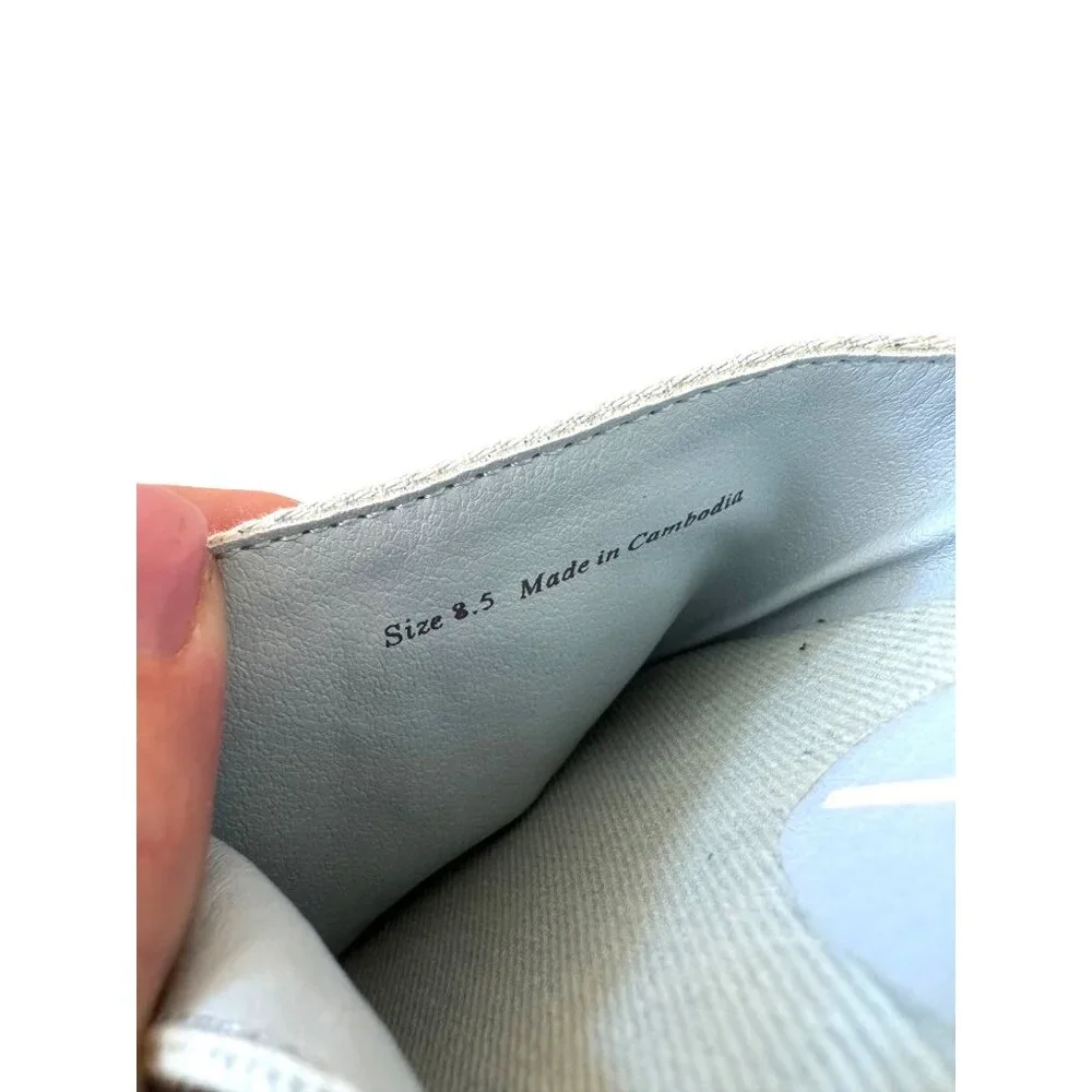 Dolce Vita Anjani Size 8.5 Sandal Slides EUC Blue Denim $49 - Picture 6 of 9